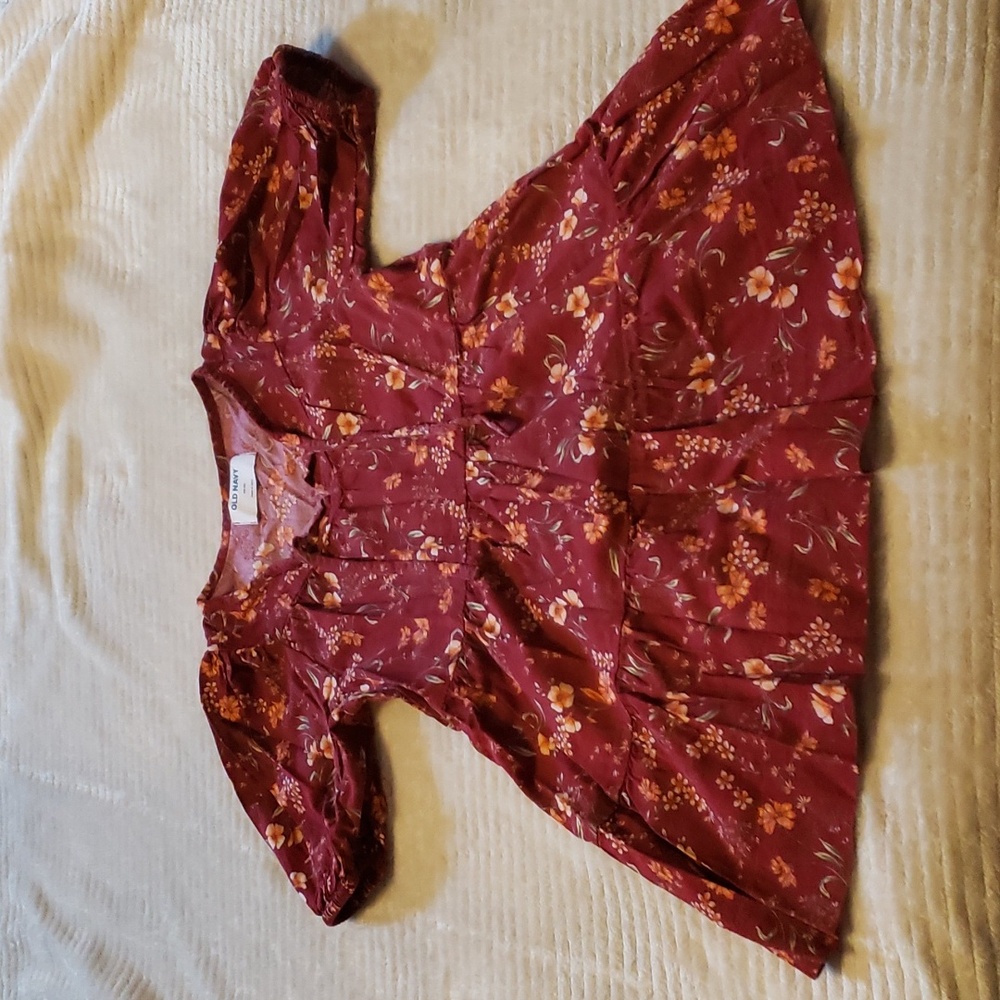 Girls floral tunic dress
